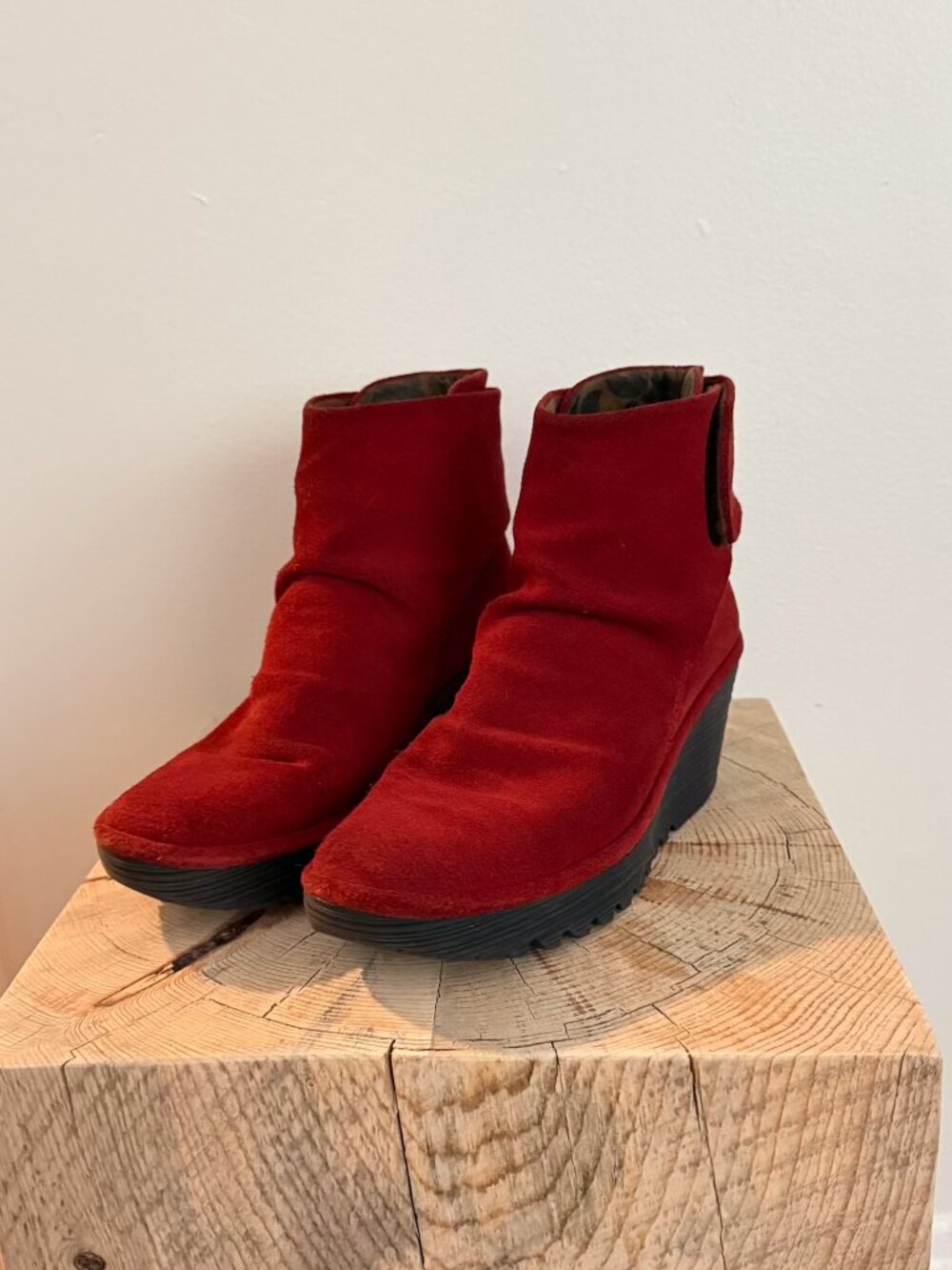 Fly London Suede Booties 37